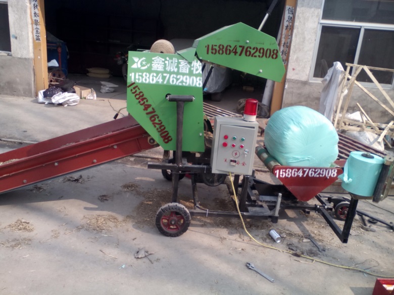 秸秆青贮新利器 甘肃全自动打捆包膜机助推农业现代化
